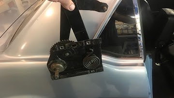 Quarter window regulator replacement 65/66 mustang
