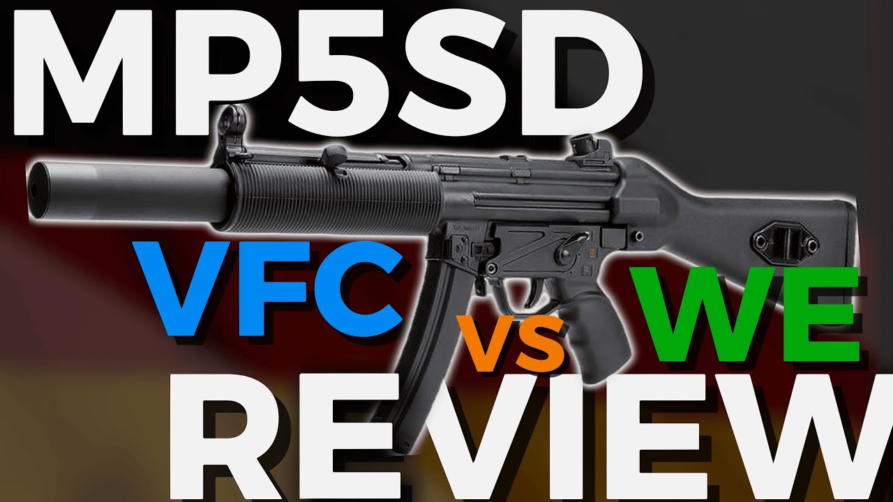 고오급(?) 특수부대용 기관단총 MP5SD! VFC와 WE, 가스건은 어떤 걸 사야할까?!