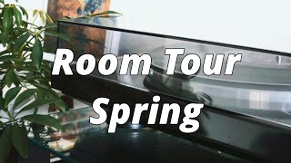 【春のルームツアーPART1】1Kの部屋でもオシャレにしたい人必見☘️前編/新生活/北欧スタイル/男の一人暮らしナミカズの部屋全部見せます♪