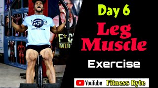 ??Leg Day | Day 6 Workout | Leg Workout In Gym ( Thigh Workout )