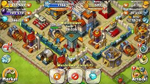 Jungle Heat Upgrading Level 7 Watchtower!