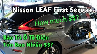 Nissan LEAF Xe Ô Tô Điện Bảo Trì Lần Đầu | Nissan LEAF First Service Cost? ProPILOT Test | Thanh Dao