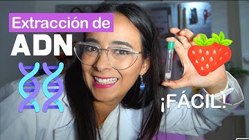 🧬Extracción de ADN con una Fresa🍓¡SÚPER FACIL! - Experimento Casero