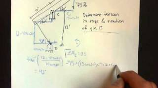 Static Equilibrium 5 - Forces and Moments