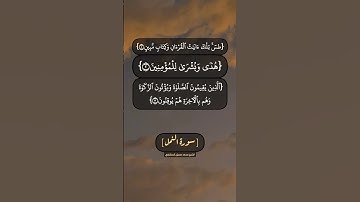 سورة النمل الآية ١ الى ٥ بصوت الشيخ محمد صديق المنشاوي