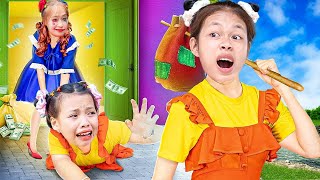 Good Student vs Bad Student | Funny Baby Doll Story - Squid Game in Real Life