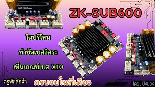 Modifying Tone Control and Independent Sub for ZK-SUB600, Explained Clearly #SelfTaughtByPingponG...