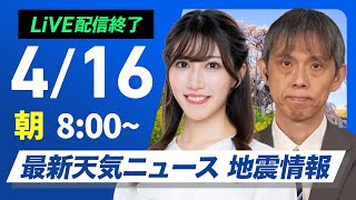 ウェザーニュースの配信のサムネイル画像