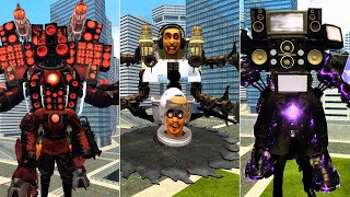 EVOLUTION OF TITAN TV MAN/SPEAKERMAN AND CAMERAMAN FROM GREEN CITY! - Skibidi Toilet In Garry's Mod