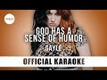 GAYLE - god has a sense of humor (Official Karaoke Instrumental) | SongJam