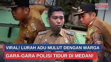 Cekcok Dengan Warga, Lurah Sampe Masuk Parit Gegara Polisi Tidur