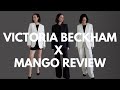 Victoria beckham x mango collab suit review