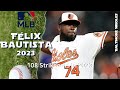 Flix bautistas 108 strikeouts in 2023  mlb highlights