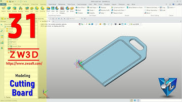 ZW3D 2020 Modeling Cutting Board Tutorial For Beginner