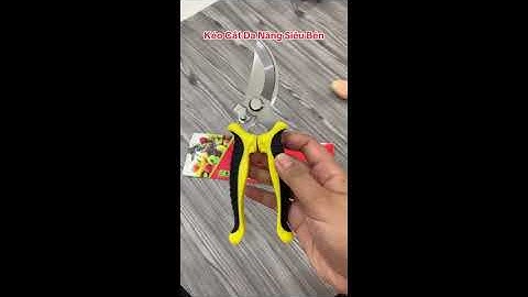 Kéo Cắt Cành Trợ Lực Thép Cacbon Không Gỉ,Kéo Cắt Tỉa Cây Cảnh Hàng Rào Cành Hoa Tay Cầm Chống Trượt