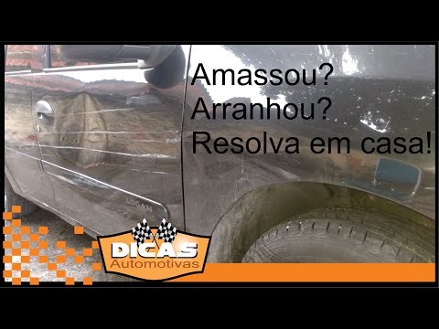 Vídeo: Como você conserta um amassado de carro riscado?