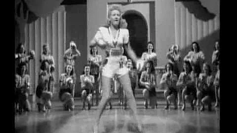 Betty Grable - Footlight Serenade (1942) - "I Heard The Birdies Sing"