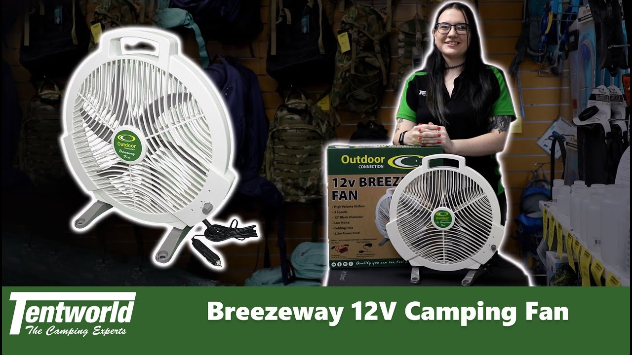 Outdoor Connection Breezeway 12v Camping Fan - Tentworld