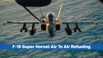 F/A-18 Hornets Air-to-Air refueling US Airforce