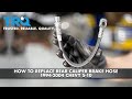 How to Replace Rear Caliper Brake Hose 1994-2004 Chevy S-10