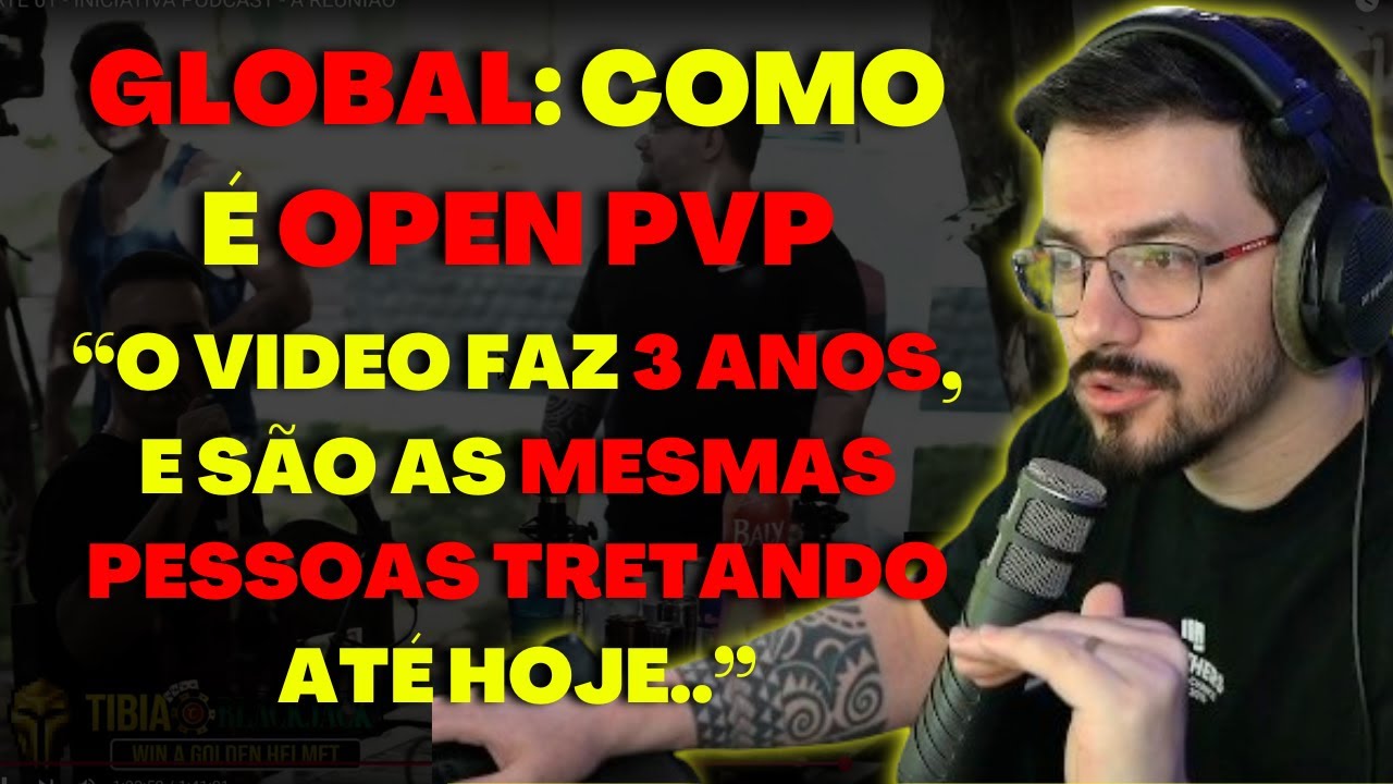 Tibia RUBINI COMENTANDO SOBRE AS TRETAS DO OPEN NO GLOBAL, NOVOS ...