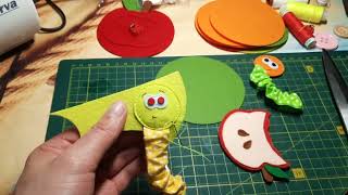 quiet book | learning numbers in a fun and simple felt book for children aged 1+ / livro de feltro