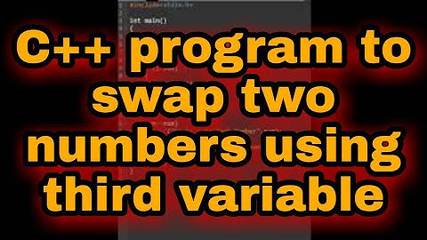 C++ program to swap two numbers using third variable || #shorts #reels #code #coder #coding