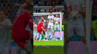 Ronaldo's Banger Goal vs Spain in WC 2018 #football #soccer #ronaldo #fifaworldcup