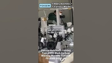 Automatic Folding KN95 Mask Earloop Welding Machine