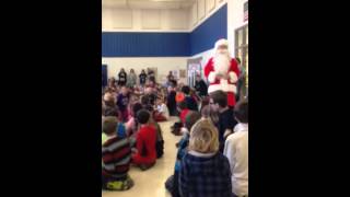Santa Claus Visits Lynch Elementary