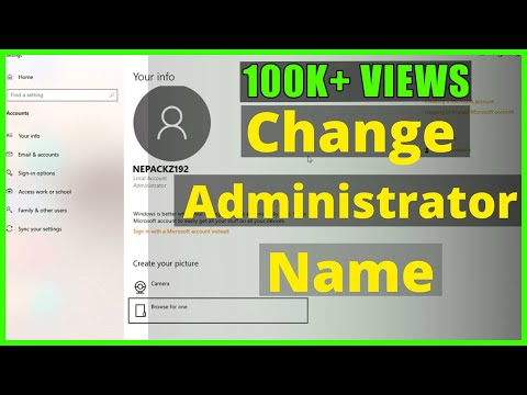 How to change Administrator name on Windows 10  🙏  How do I Change the Administrator on Windows 10?