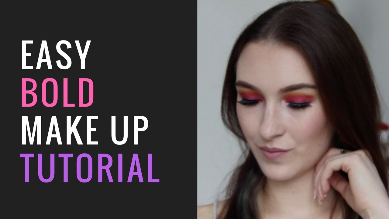Easy Bold Make Up Tutorial / deutsch - YouTube