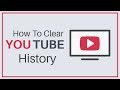 How to clear youtube history  tech pro advice