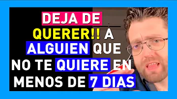 ¿Se puede dejar de querer a alguien de verdad?