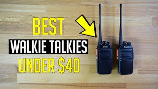 Best Long Range Walkie Talkies on Amazon under $40! Seodon Two Way Radio Review 2023