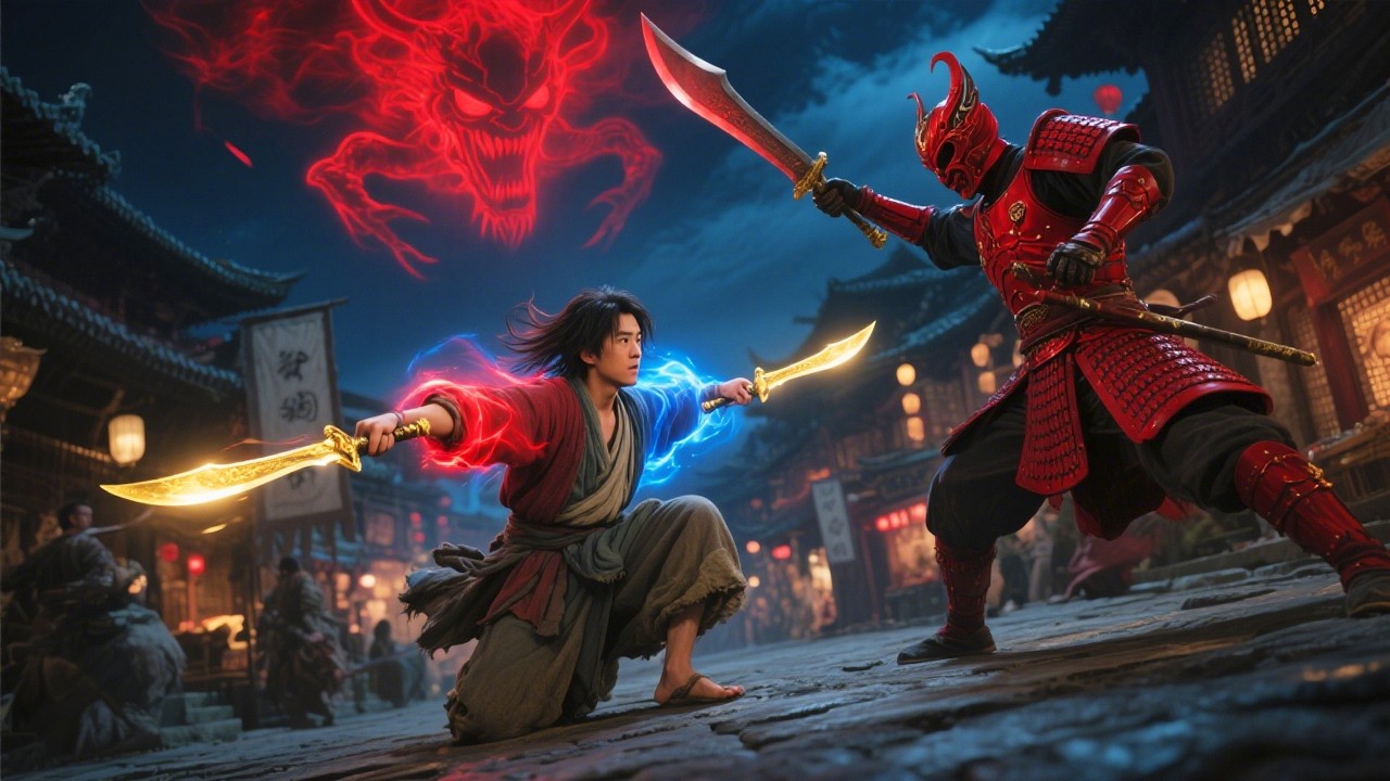 🔥功夫電影！紅甲武士追殺乞丐小夥，岂料關鍵時刻小夥竟觉醒狂派血脉，反手將武士大卸八塊！⚔️ 功夫 MMA | Kung Fu🔥