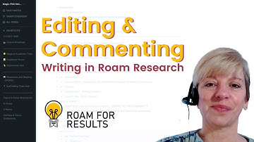 Simple method for comments and edit reminders when writing in Roam Research