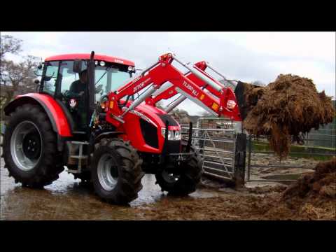 Zetor UK, testing of Forterra 115 with Zetor System loader 260SLi / with The Farmers Guardian