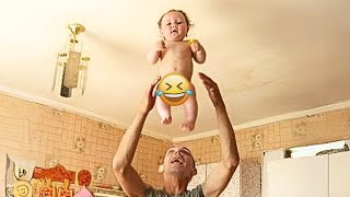 Funny Baby and Daddy's Love Collide Videos - Try Not To Laugh