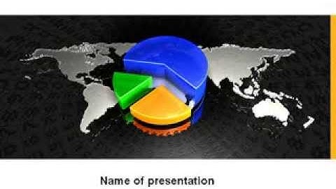 Marketing Chart PowerPoint Template by PoweredTemplate.com