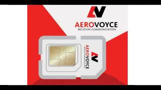 aerovoyce sim plans soft launch/ HD 2018 / Prepaid sim / post paid sim  recharge plan screenshot 1