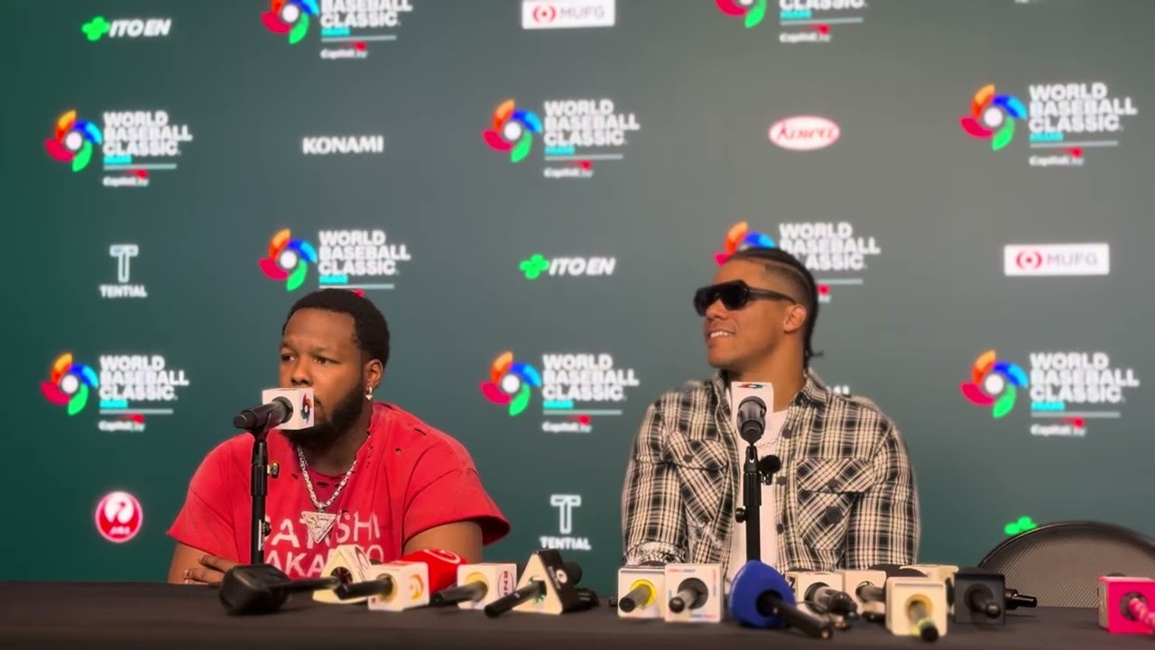 Juan Soto y Vladimir Guerrero Jr, están emocionados de estar viviendo este gran evento #Wbcs 