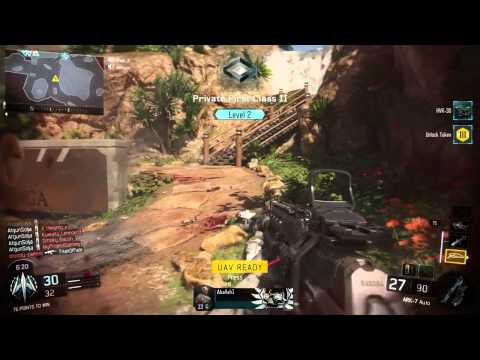 AMAZING Black Ops 3 Beta Gravity Spikes 5x Multi-kill!!