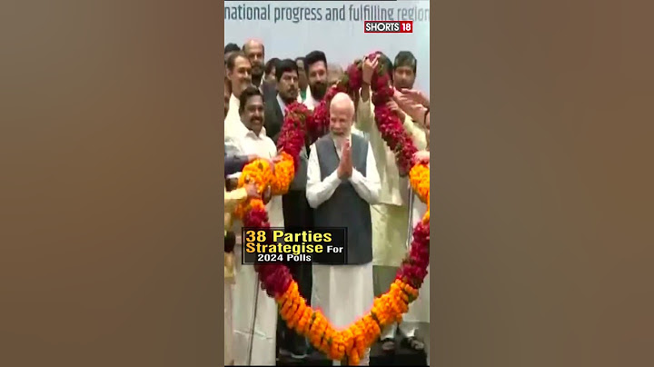 PM Modi Chairs Meet Of 38 NDA Parties After Opposition Meeting in Bengaluru | #Shorts #viral