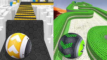 📛Going Balls VS GyroSphere Trails,Rolling Ball Sky Escape,Super Rolling Ball,Rollance Adventure Ball