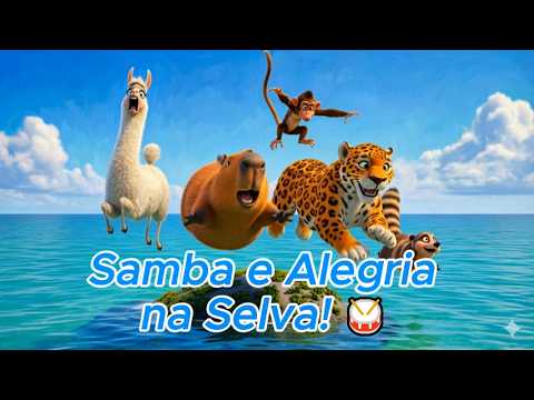 🎵 Samba da Capivara e Onça! 🐾 Música para toda a família 📺👨‍👩‍👧‍👦