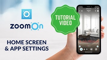ZoomOn app 📱 Home screen and app settings 👀🛠️