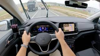 2026 VW T-Cross (1.0 TSI 115 hp DSG) POV Test Drive & Review