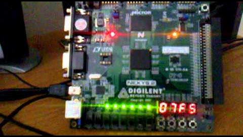 nexys 2 fpga display