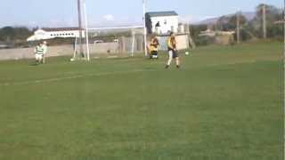 Aonghus McGauley Goal in Junior c Final vs Leitir Mor Sun 21st Oct 2012